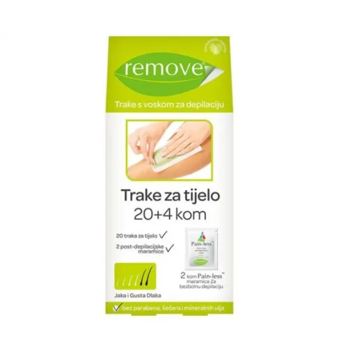 Trake za depilaciju REMOVE 24 komada
