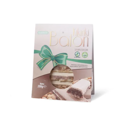 Štapić kikiriki MACROBIOTIC bez šećera 200g