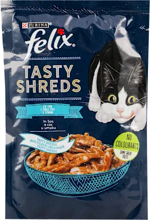 Hrana za mačke FELIX tasty shreds tuna komadi 80g