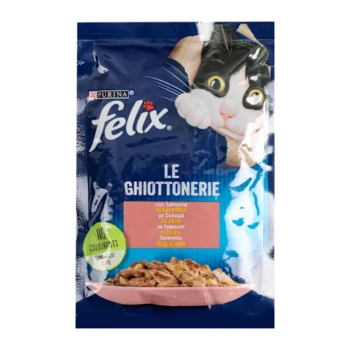 Hrana za mačke FELIX Sensation losos i škampi 100g