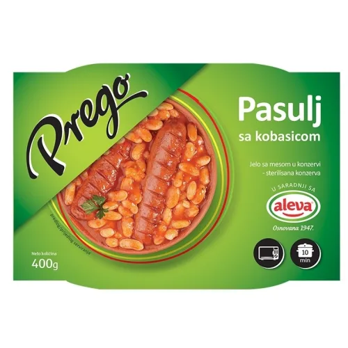 Gotova jela NEOPLANTA Prego pasulj sa kobasicom 400g