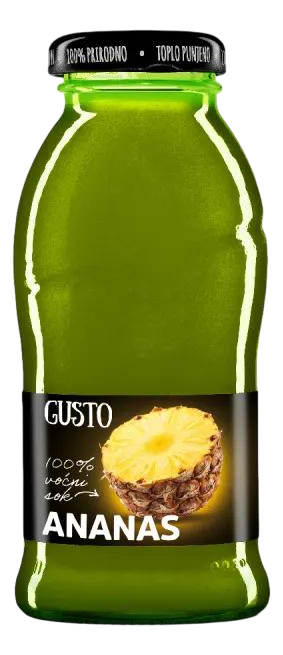 Negazirani sok GUSTO ananas 200ml 24kom