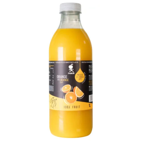 Negazirani sok MACE Fruit pomorandža 100% 1l