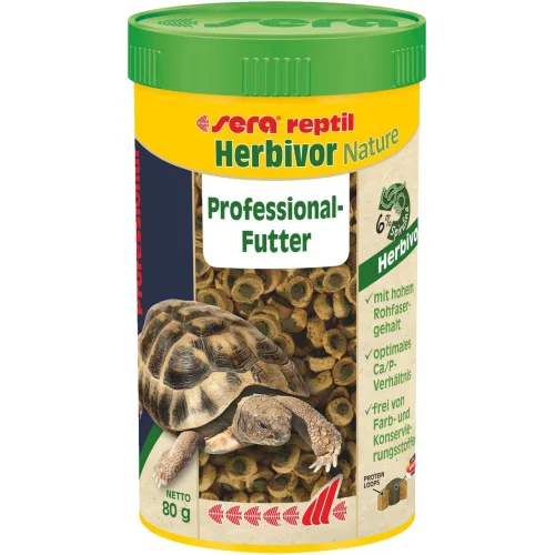 SERA Proffesional herbivor nature hrana za kornjače 250ml