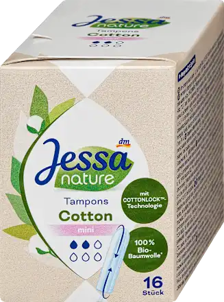 Tamponi JESSA Nature cotton mini 16kom