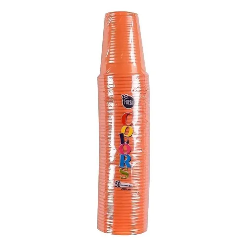 Plastične čaše FRESH 200ml 50kom narandžaste