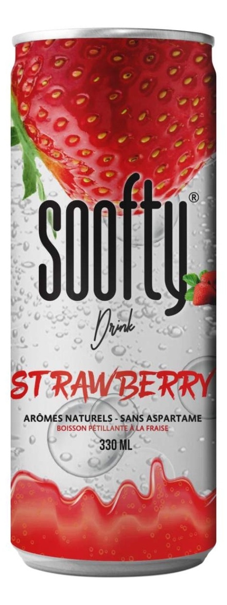 Gazirani sok SOOFTY jagoda 330ml