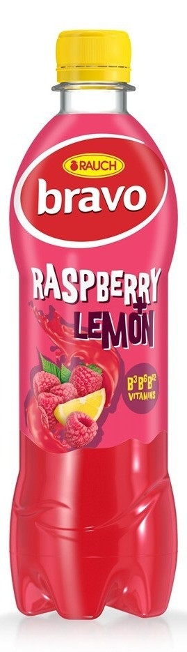 Negazirani sok RAUCH Bravo malina limun 500ml