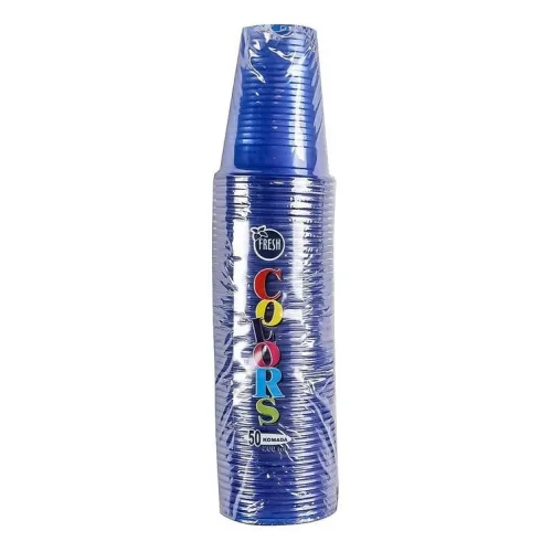 Plastične čaše FRESH plave 200ml 50kom