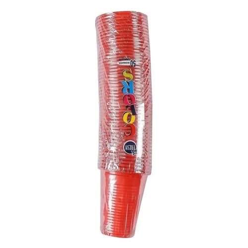 Plastične čaše FRESH 200ml 50kom crvene