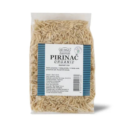 Pirinač Basmati BIO ŠPAJZ 200g