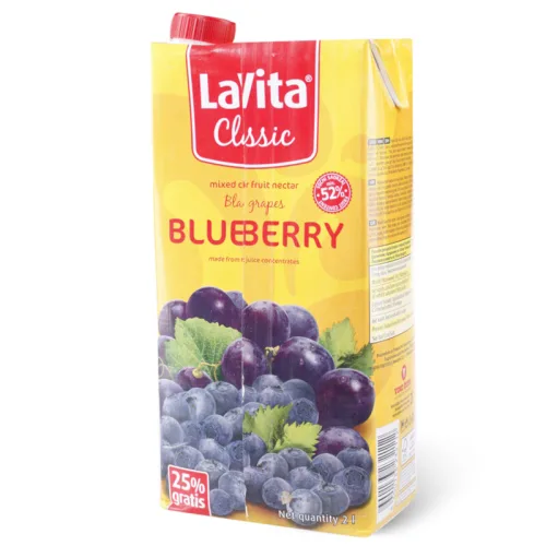 Negazirani sok  LA VITA borovnica nektar 2l
