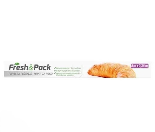 Papir za pečenje FRESH&PACK 8m