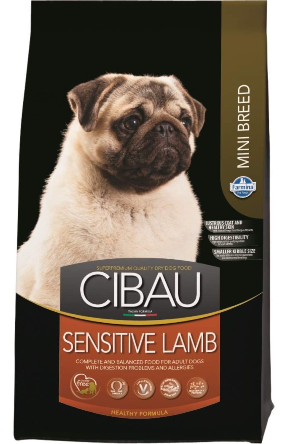 Hrana za pse CIBAU Mini sensitive  jagnjetina 800g