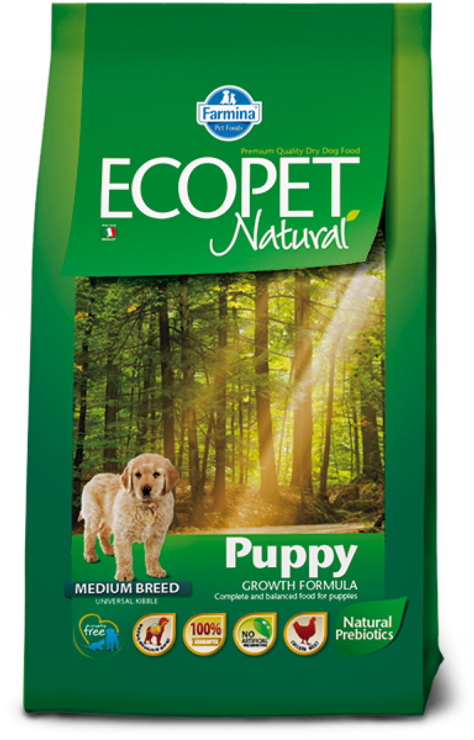 Hrana za pse ECOPET Natural puppy hrana za štence 2,5kg