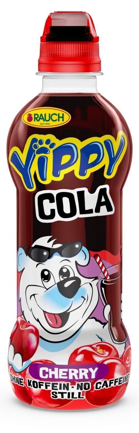 Negazirani sok RAUCH Yippy cola višnja 330ml