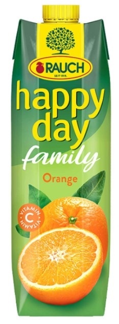 Negazirani sok HAPPY DAY Family pomorandža 1l