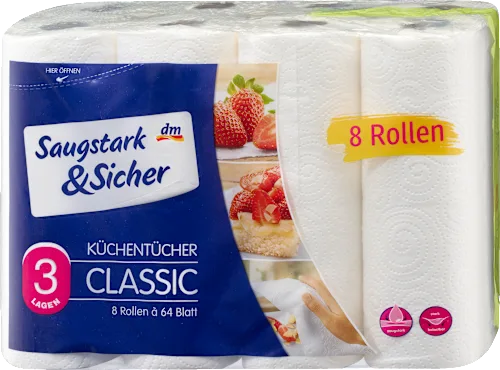 Ubrus SAUGSTARK&SICHER 3sloja 8kom