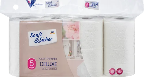 Toalet papir SANFT&SICHER deluxe 5slojeva 8kom