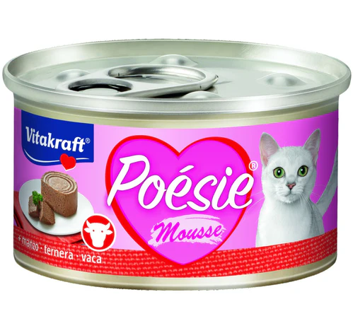 Poslastica za mačke VITAKRAFT Poesie mousse govedina 85g