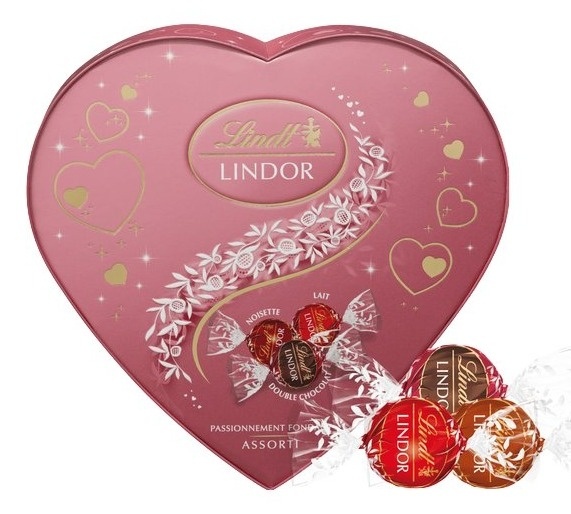Bombonjera LINDT Lindor assorted srce 160g