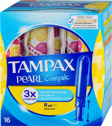 Tamponi TAMPAX Pearl Compak normal sa aplikatorom 16kom