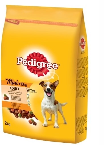 Hrana za pse PEDIGREE Briketi Adult mini živina i povrće 2kg
