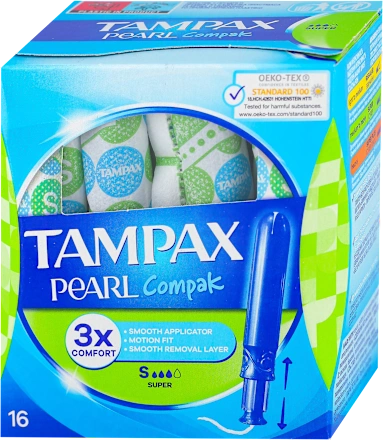 Tamponi TAMPAX Pearl Compak Super 16kom