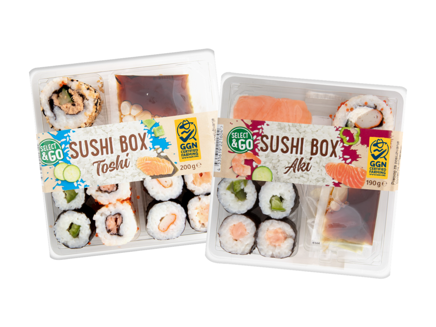 Suši SELECT & GO 190g