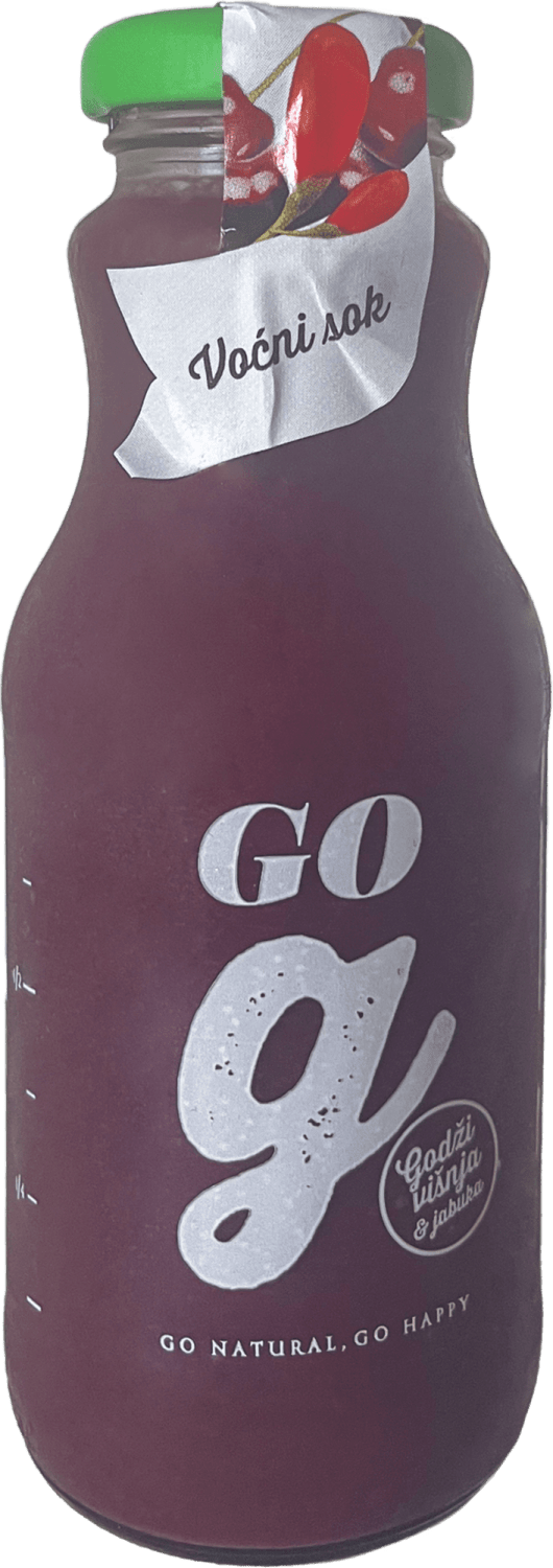 Negazirani sok GO G višnja 250ml