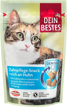 Poslastica za mačke DEIN BESTES grickalice za zube za mačke piletina 60g