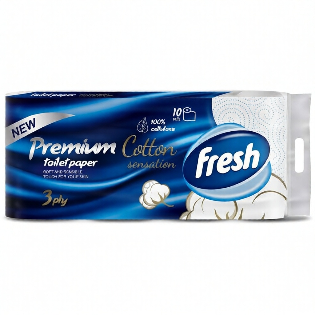 Toalet papir FRESH premium cotton 3sloja 10kom
