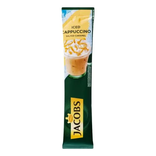 Instant kafa JACOBS iced cappucino salted caramel 17,5g