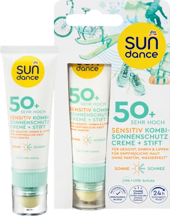 Krema u stiku i balzam za usne SUNDANCE Sensitiv SPF50 28ml