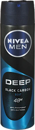 Dezodorans za muškarce NIVEA MEN deep black carbon beat 150ml