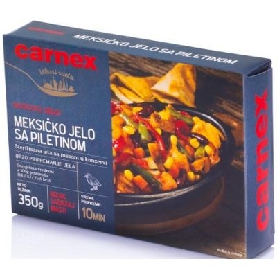 Gotova jela CARNEX Meksičko jelo sa piletinom 350g