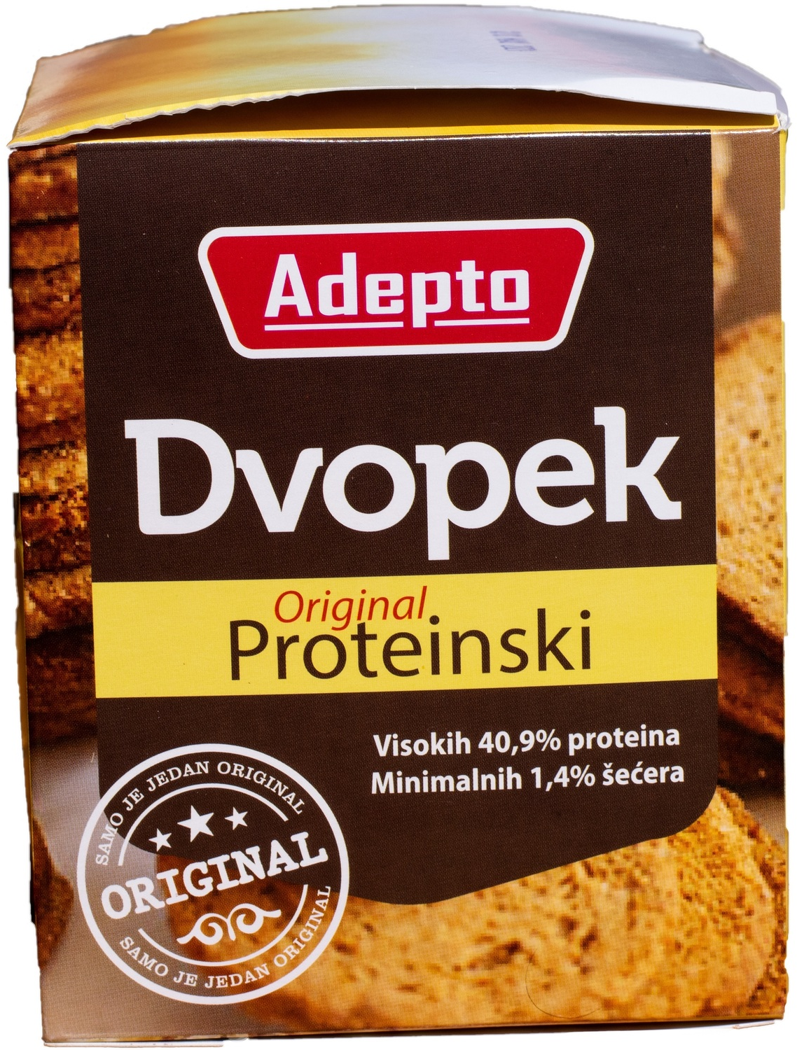 Dvopek ADEPTO proteinski original 100g