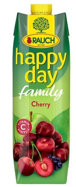 Negazirani sok HAPPY DAY Family višnja 1l