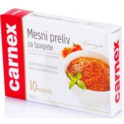 Gotova jela CARNEX Mesni preliv za špagete 400g