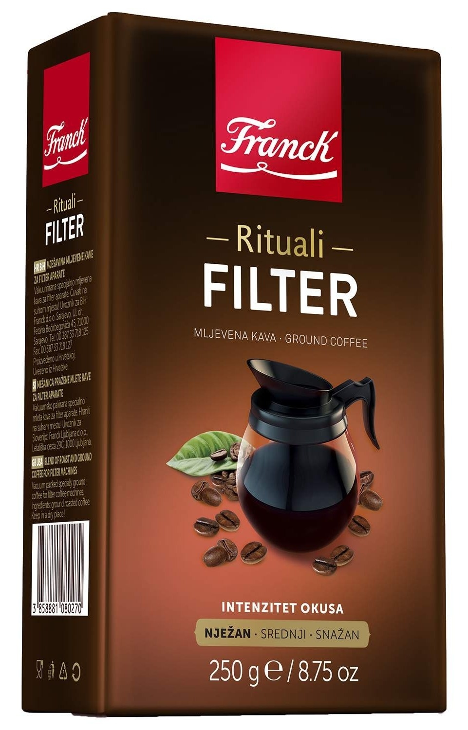 Filter kafa FRANCK mlevena 250g