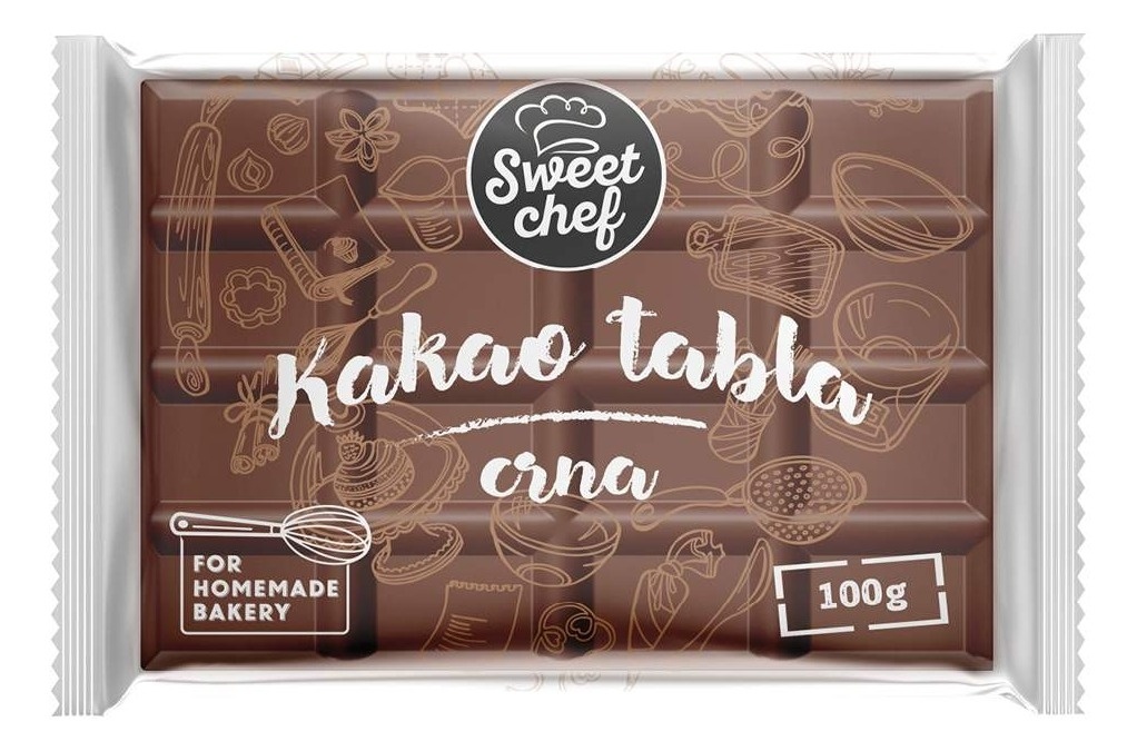 Čokolada za kuvanje SWEET CHEF crna 100g