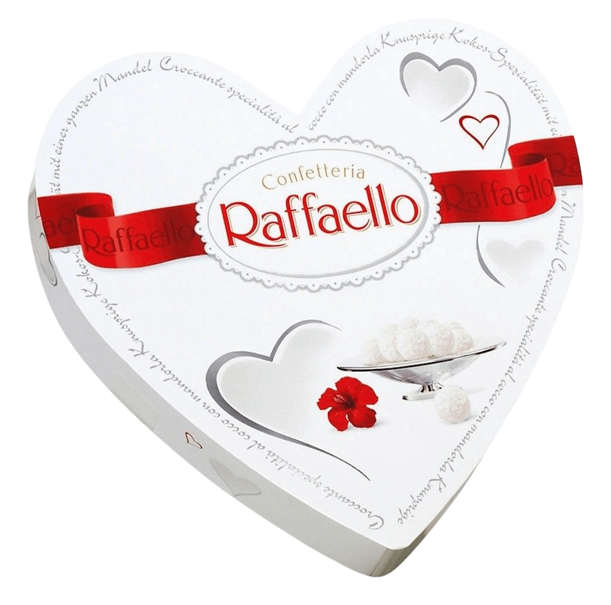 Bombonjera FERRERO Raffaello cuore 140g