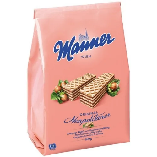 Napolitanke MANNER lešnik krem 400g
