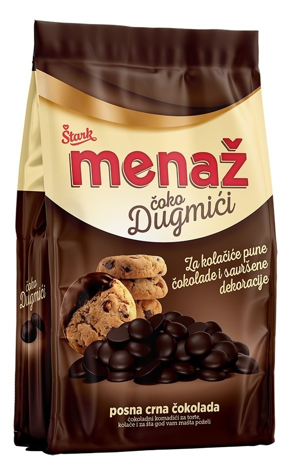 Čokolada za kuvanje ŠTARK Menaž čoko komadići 120g