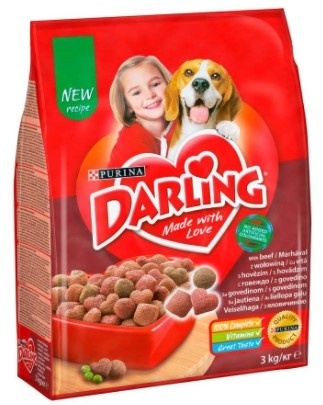 Hrana za pse DARLING Adult sa govedinom 3kg