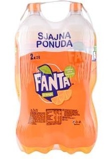 Gazirani sok FANTA pomorandža 2x 2l