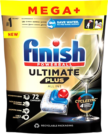 Tablete FINISH Ultimate plus mega 72kom