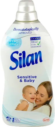Omekšivač za veš SILAN Sensitive & baby  64 pranja (1408ml)