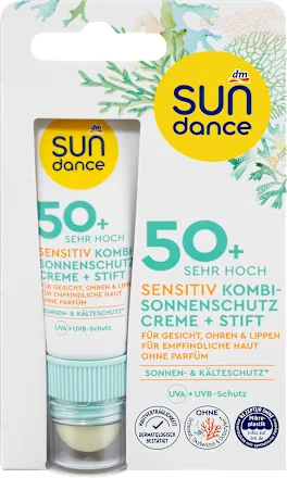 Krema za lice i balzam za usne SUNDANCE za zaštitu od sunca, SPF 50+, 20ml+3g, 20 ml