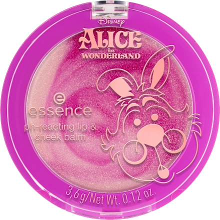 Balzam za usne ESSENCE  Disney Alice in Wonderland pH reagujući za usne i obraze - 01 Team Fun, 1 kom